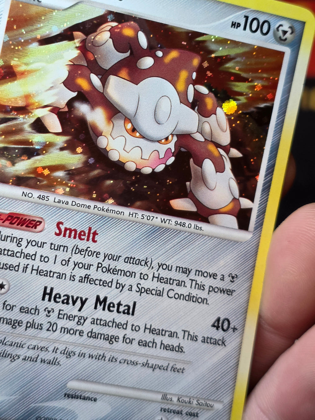 Heatran 30/146 Legends Awakened Holo Rare Pokemon Card