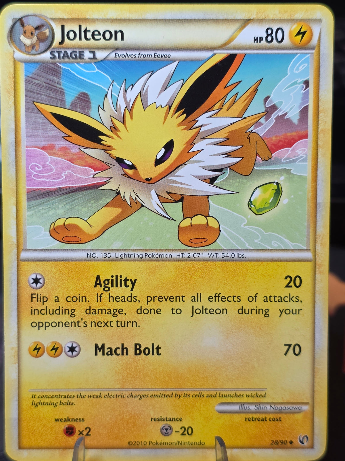 Jolteon 28/90 Pokemon Undaunted