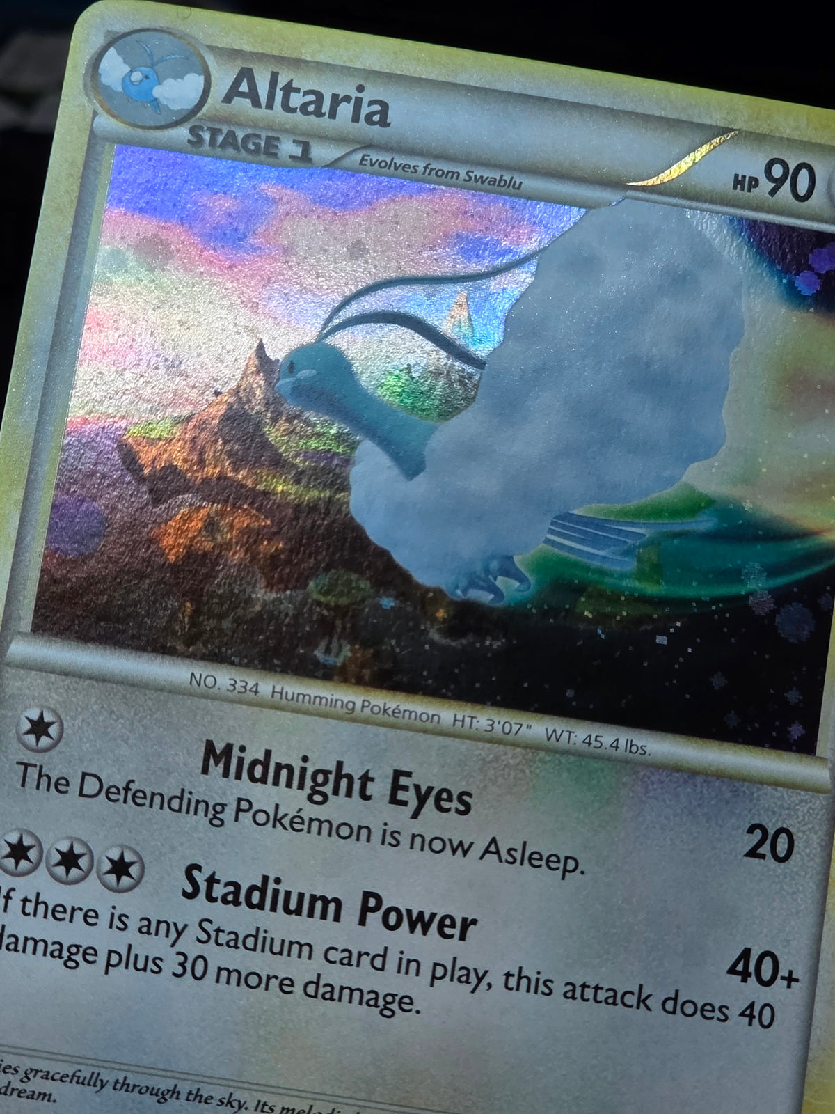Altaria 2/102 Holo HGSS Triumphant Pokemon