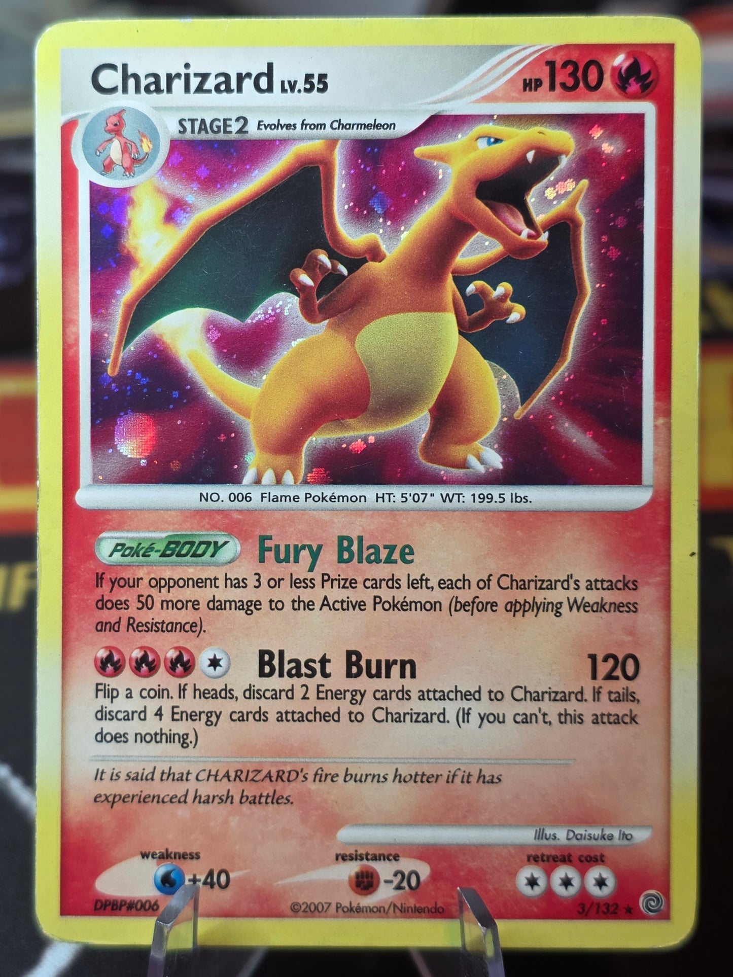 Charizard Holo 3/132 Secret Wonders Pokemon