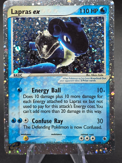 Lapras ex 99/109 Ruby and Sapphire Holo Ultra Rare Pokemon