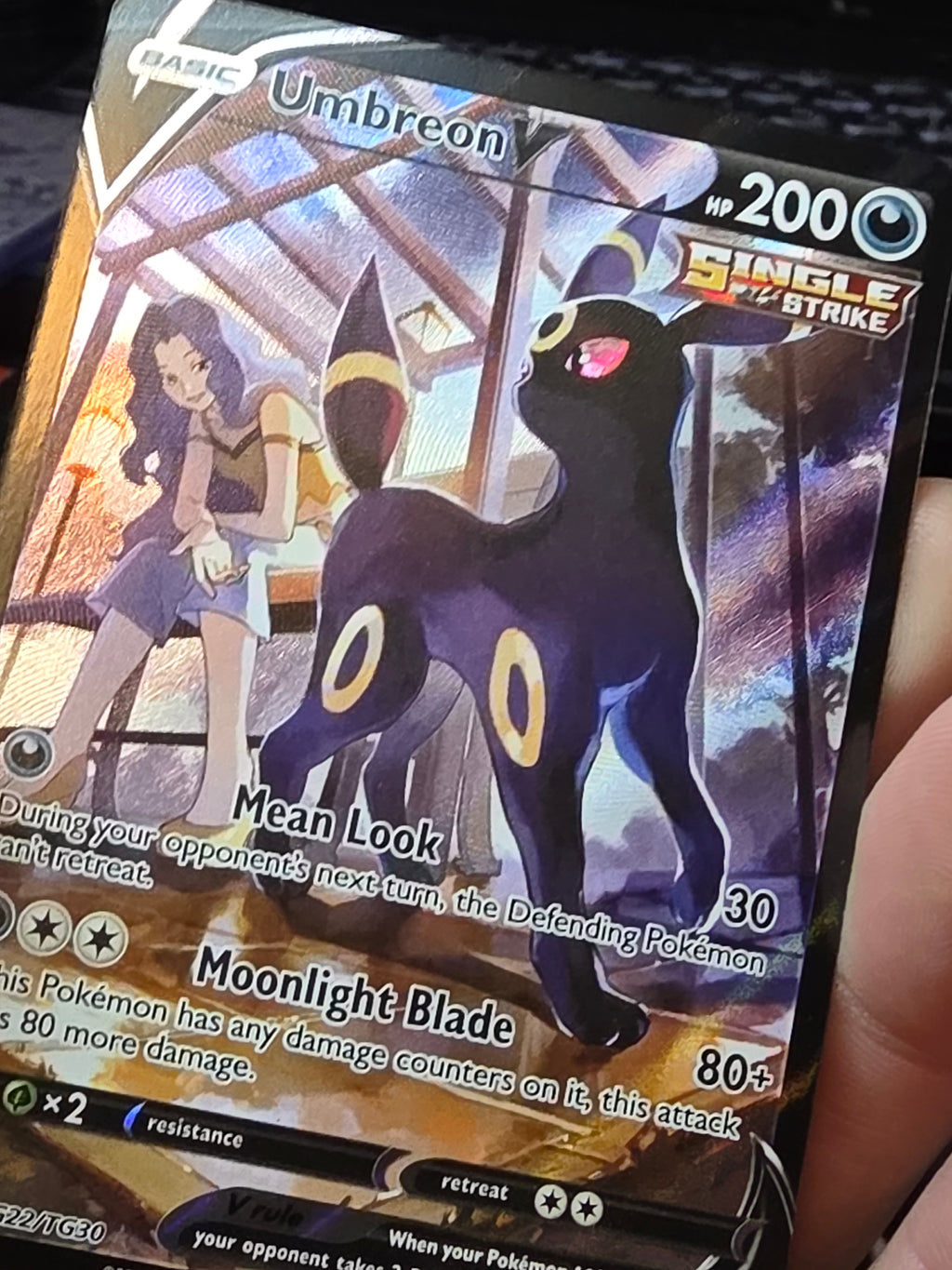 Umbreon V Brilliant Stars Trainer Gallery Ultra Rare TG22/TG30