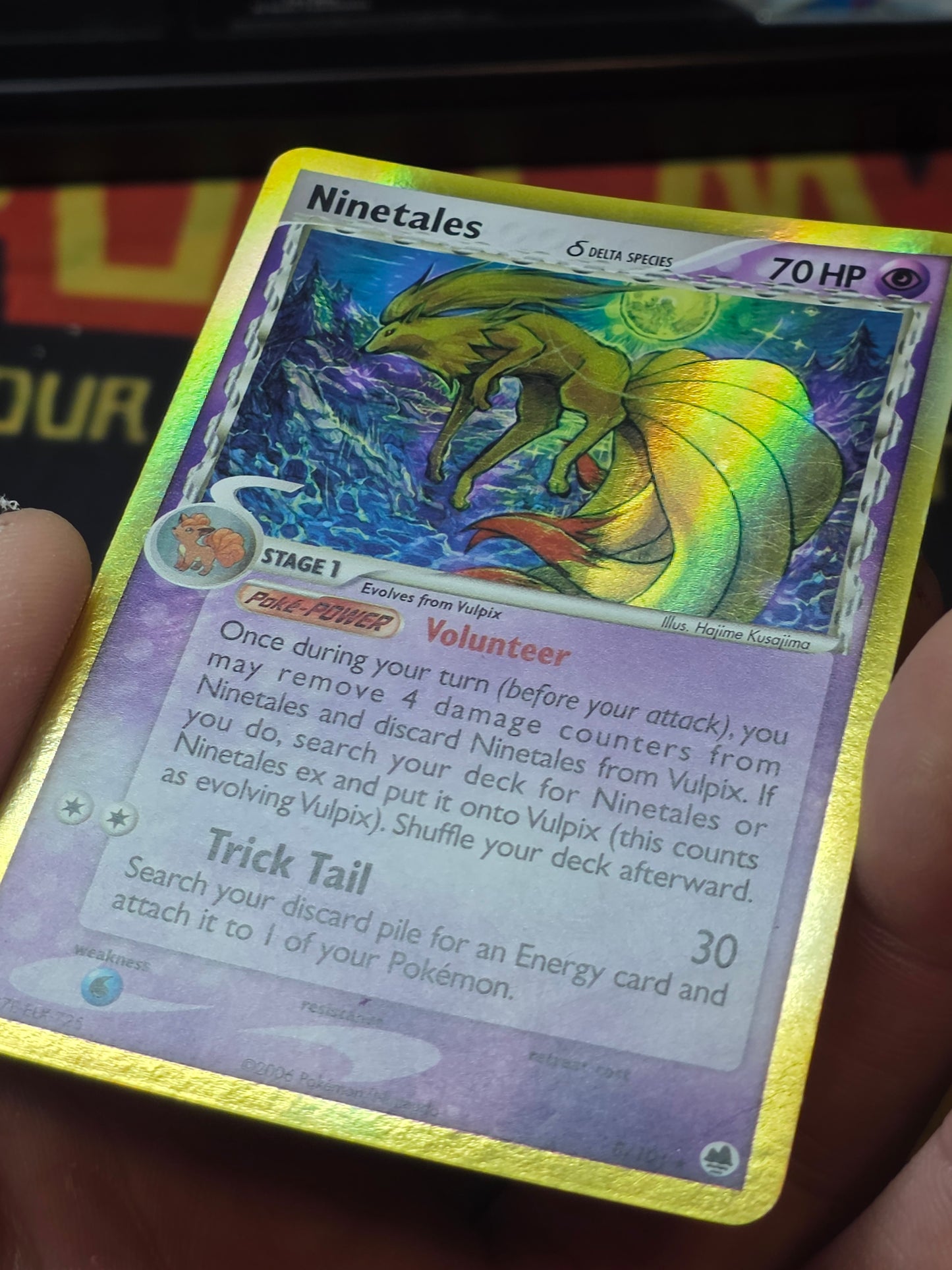 Ninetales (Delta Species) 8/101 Dragon Frontiers Holo