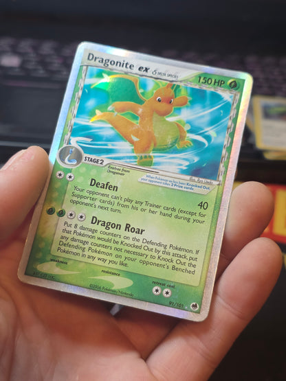 Dragonite ex (Delta Species) - 91/101 - Pokemon Dragon Frontiers Ultra Rare