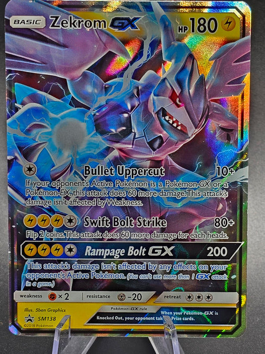 Pokemon Zekrom GX SM138 Ultra Rare Black Star Promo NM #SM138