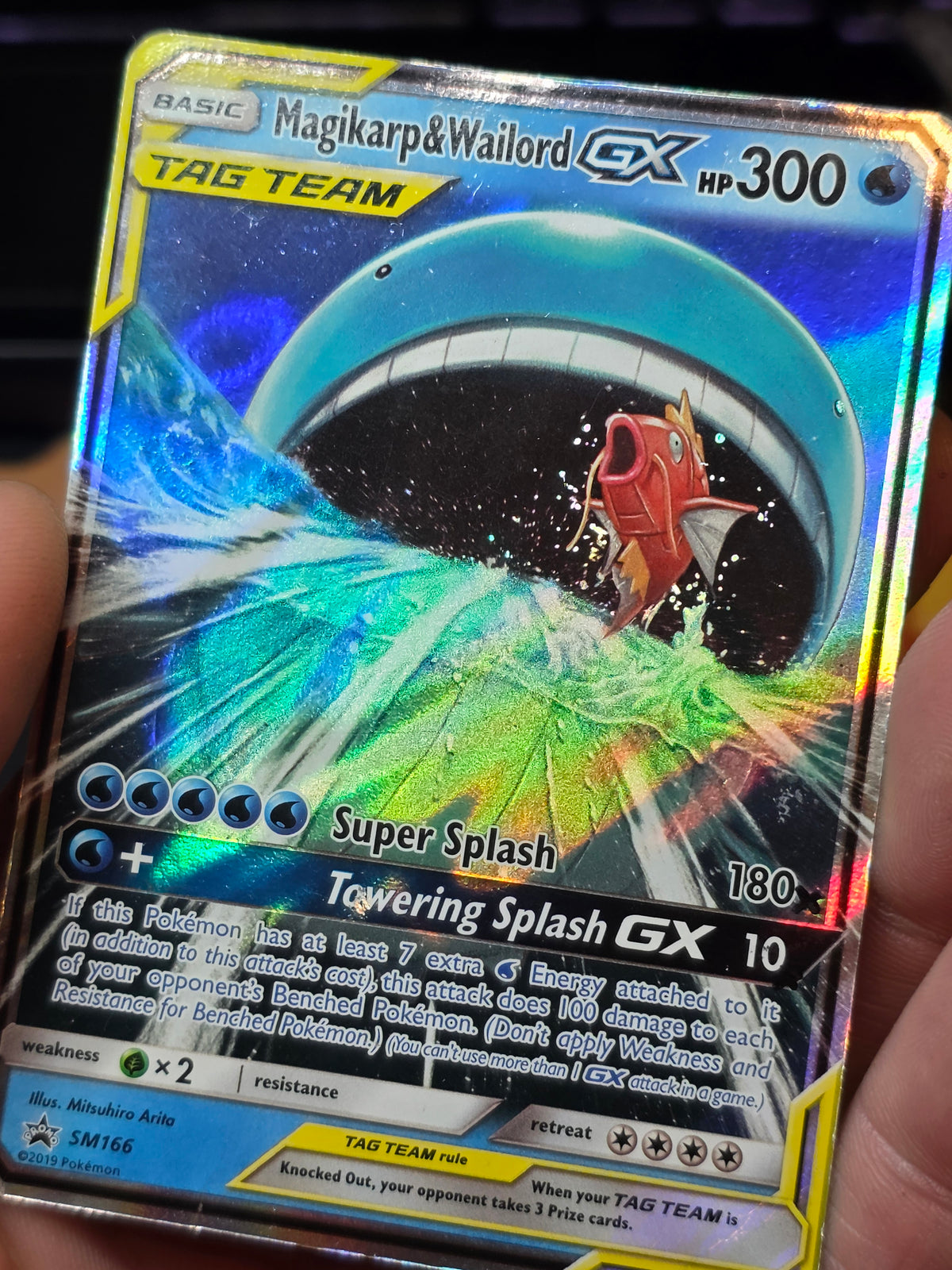 Magikarp & Wailord GX Sun & Moon Promo Promo SM166 MP BACK