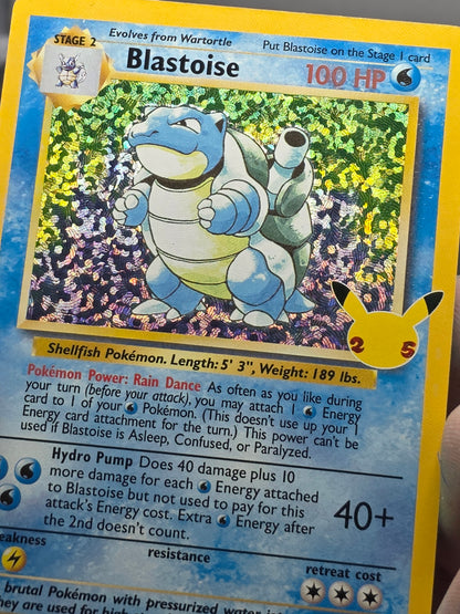 Blastoise 2/102 Celebrations: Classic Collection Holo