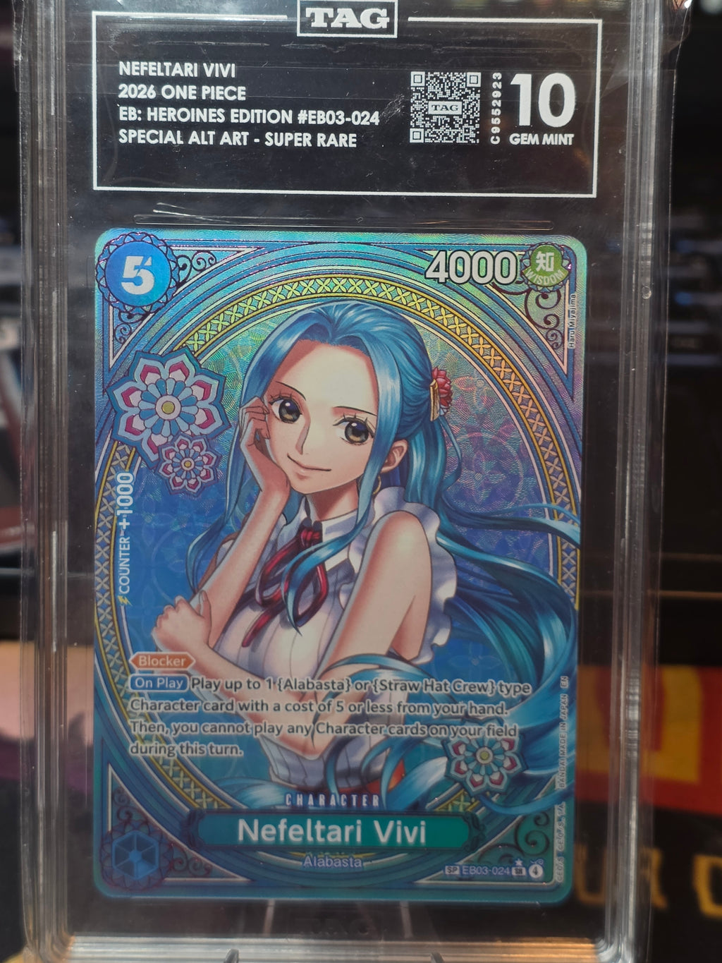 2026 ONE PIECE EB03-EXTRA BOOSTER HEROINES EDITION NEFELTARI VIVI TAG 10