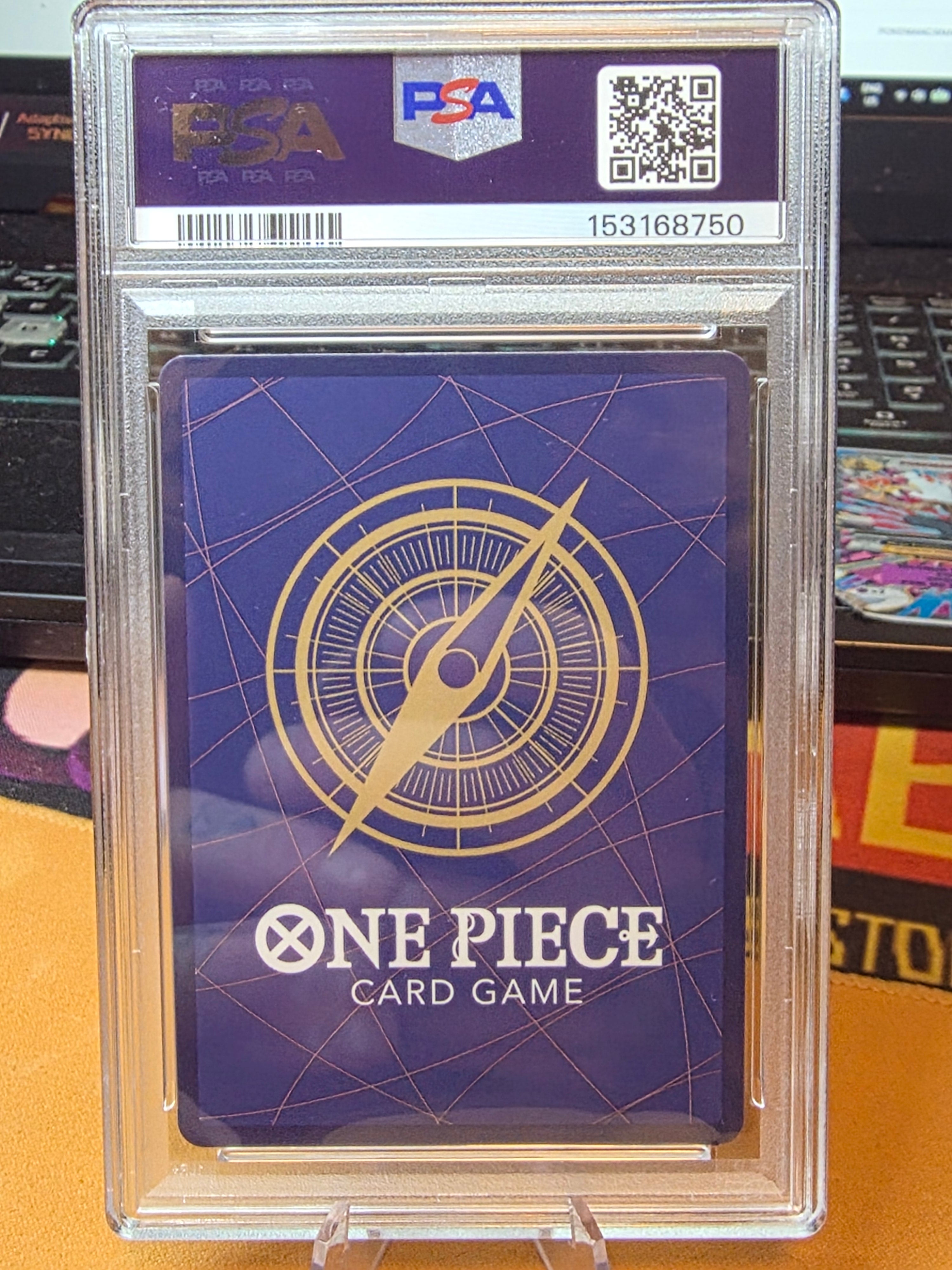 2025 ONE PIECE OP10 #118 MONKEY D LUFFY ROYAL BLOOD ALT ART PARALLEL SEC PSA 10