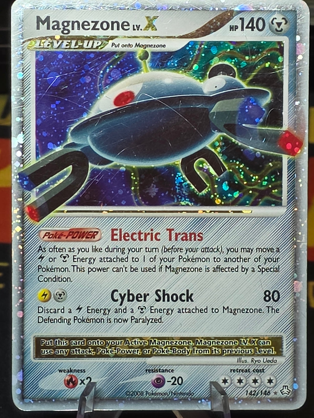 Magnezone LV.X 142/146 Legends Awakened Holofoil Ultra Rare Pokemon