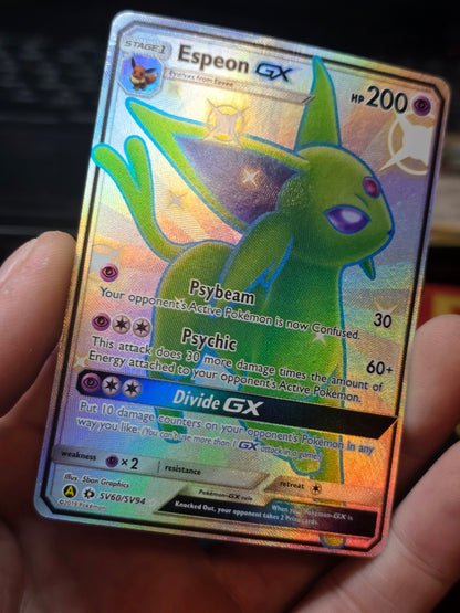Espeon GX SV60 Hidden Fates SV60/SV94 Shiny Vault Pokemon Cards