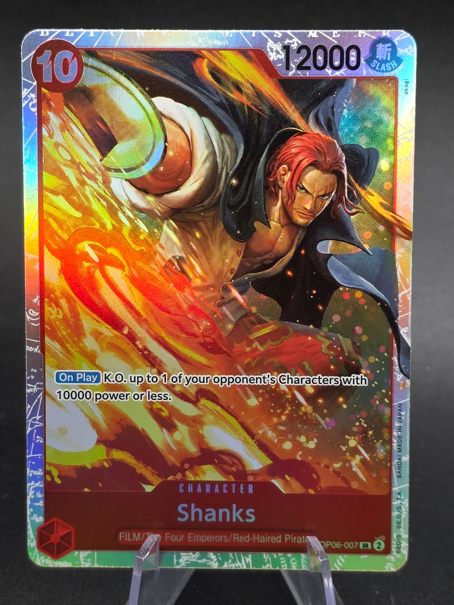 Shanks OP06-007 One Piece Card Game TCG Super Rare