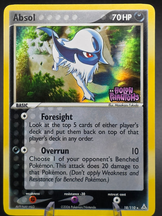 Absol - 18/110 - Pokemon Ex Holon Phantoms Reverse Holo LP