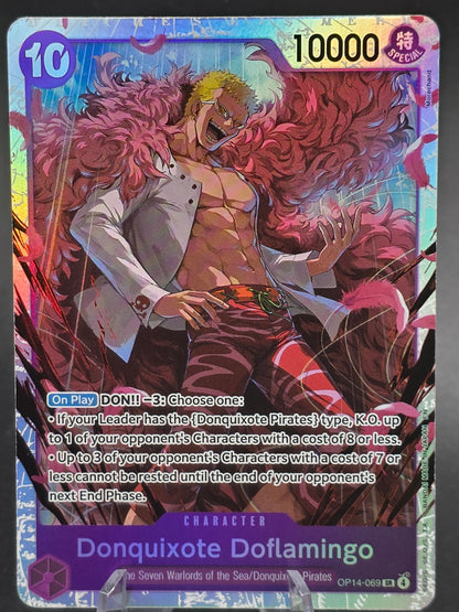Donquixote Doflamingo - SR The Azure Sea's Seven OP14-069