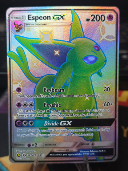 Espeon GX SV60 Hidden Fates SV60/SV94 Shiny Vault Pokemon Cards