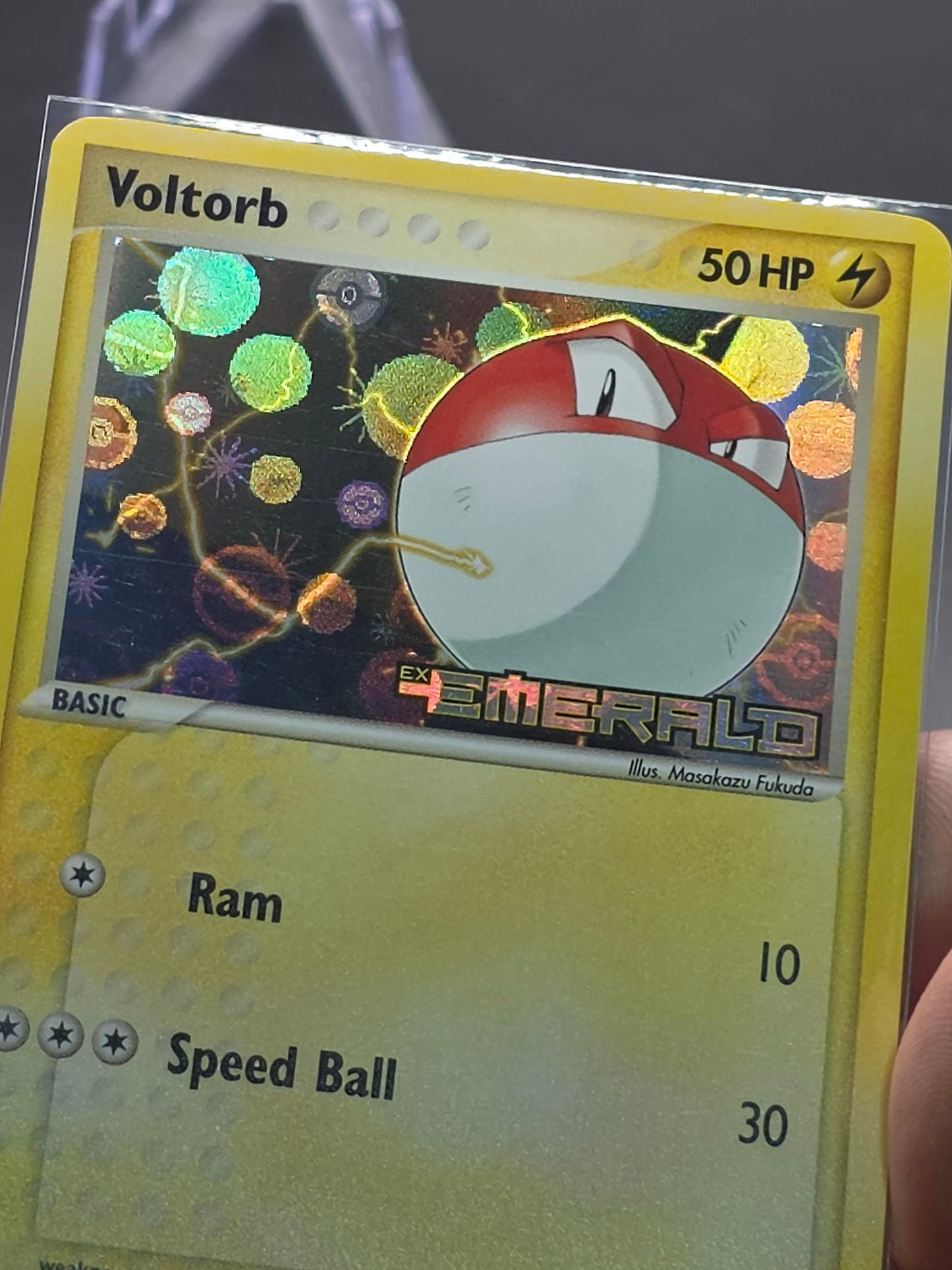 Voltorb 68/92 EX Legend Maker Reverse Holo Foil Pokémon Card Stamped NM