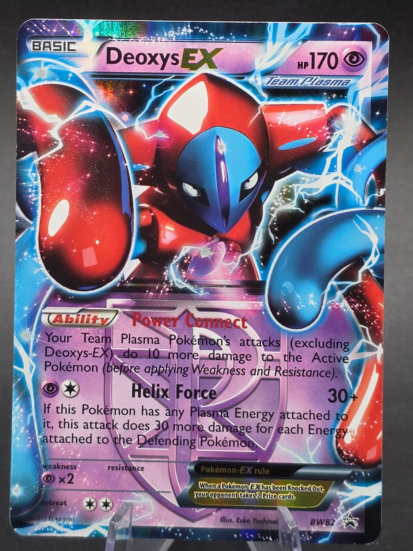 Deoxys EX (Team Plasma) Promo Black and White Promos BW82 LP