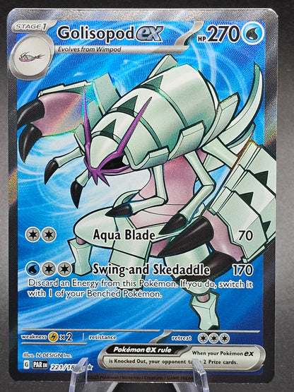 Golisopod EX 221/182 Paradox Rift Holo Ultra Rare Pokemon MINT 221/182