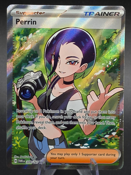 Perrin 209/167 Sv06 Twilight Masquerade Holo Card NM Condition
