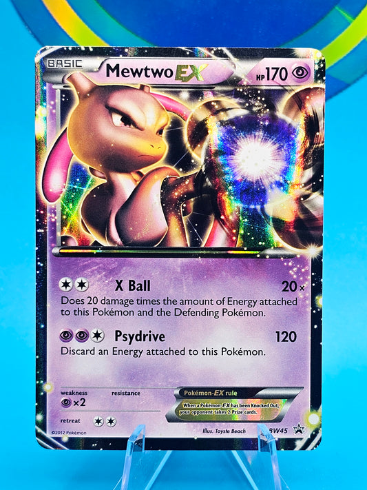 Mewtwo EX BW45 Black & White Black Star Promo Pokemon TCG Card - LP/NM