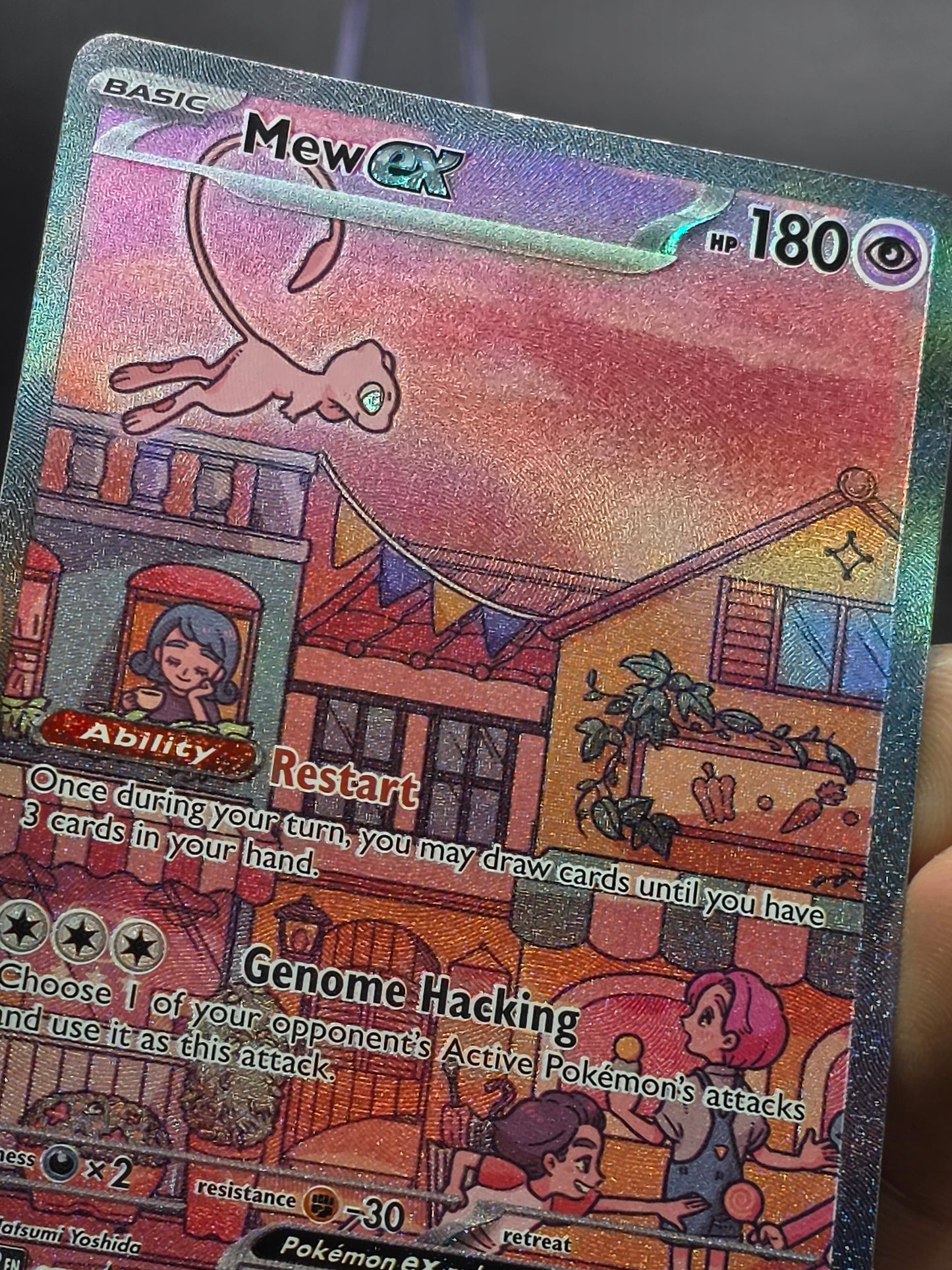 Mew ex SVP 053 Pokemon TCG Scarlet Violet 151 Black Star Promo Full Art