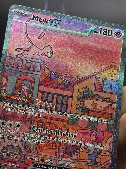 Mew ex SVP 053 Pokemon TCG Scarlet Violet 151 Black Star Promo Full Art