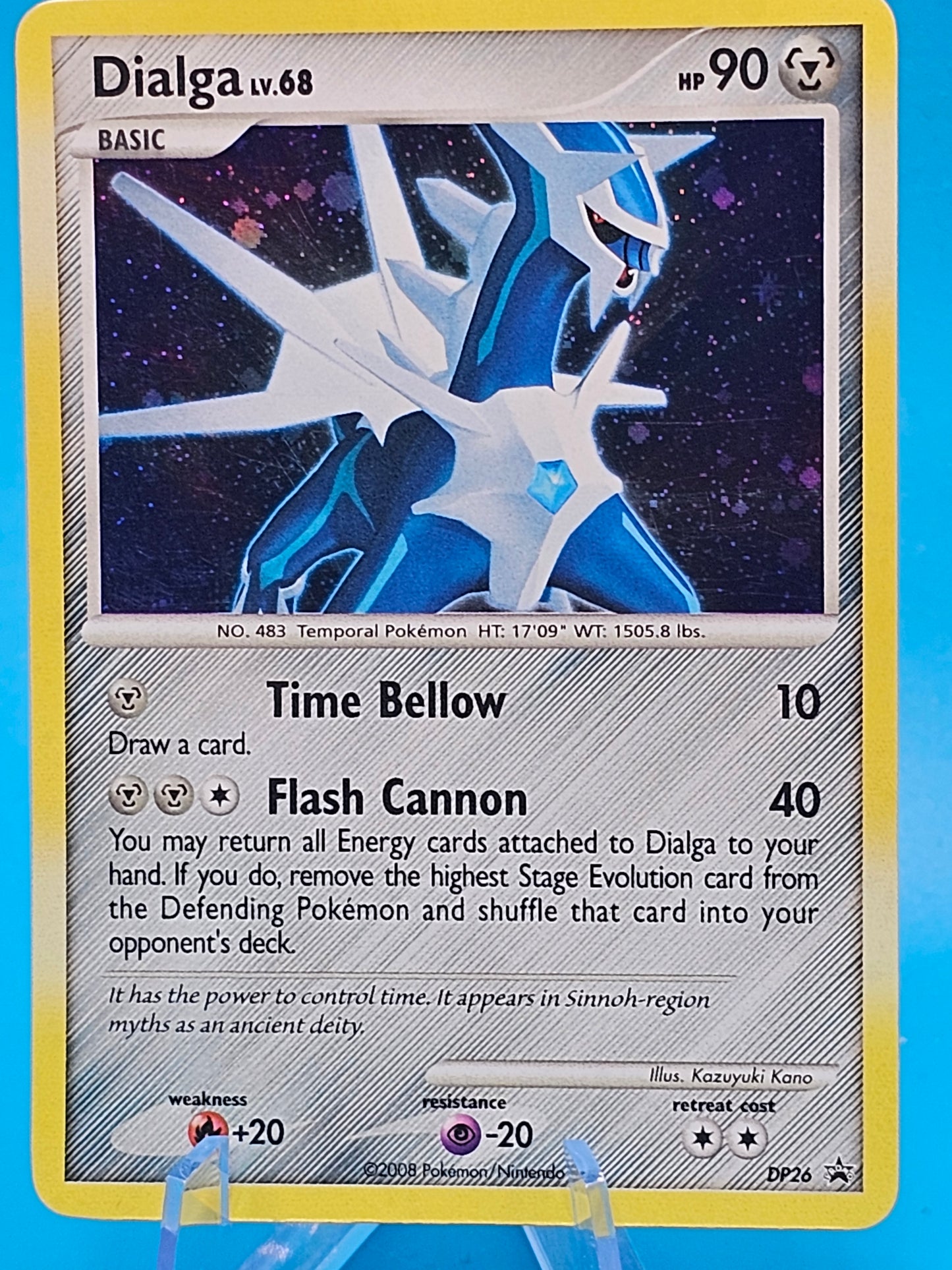 D&P Promos #DP26 Dialga Lv. 68, Holo Black Star Promo #68