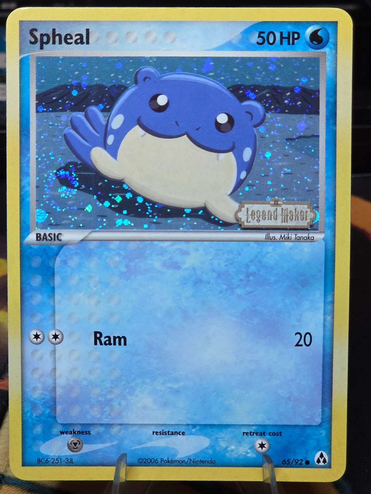 Spheal 65/92 - Legend Maker - Reverse Holo + Swirl (LP)