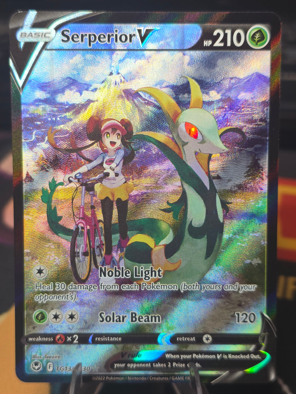 Serperior V Silver Tempest Trainer Gallery Ultra Rare TG13/TG30
