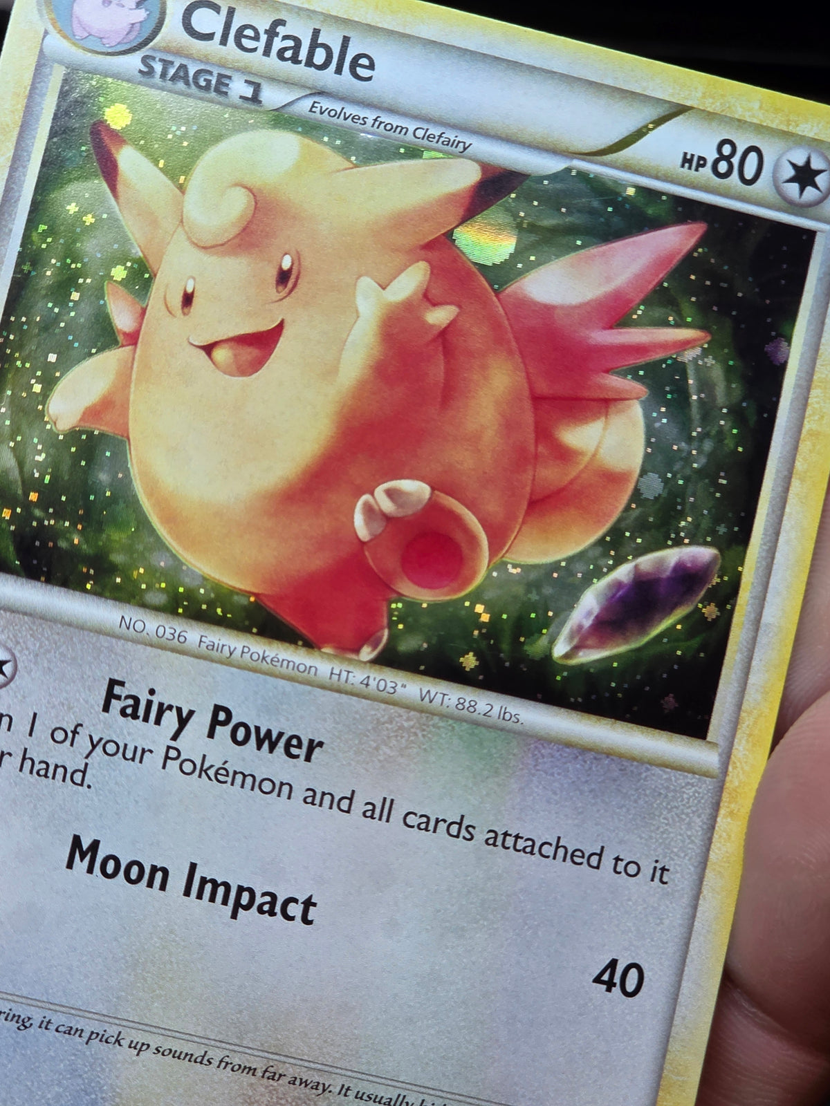 Clefable 1/95 Call of Legends Holo Rare 2011