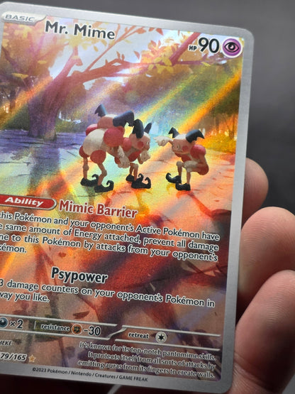 MR. Mime #179 Illustration Rare 151 english