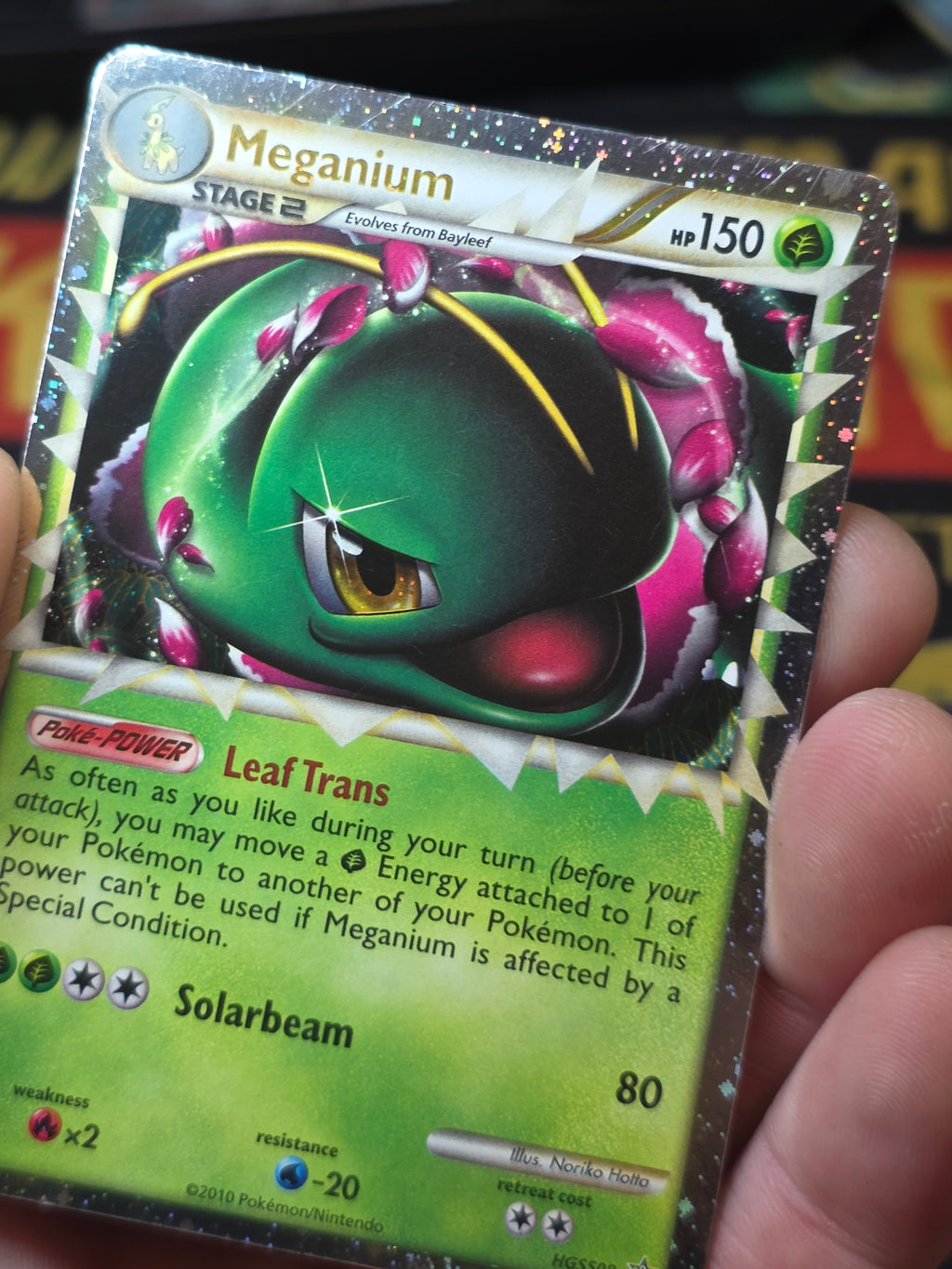 Meganium Pokemon TCG PRIME HGSS HGSS08 Promo Holo English 2010