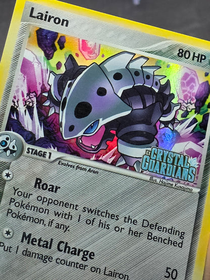 Lairon 36/100 Reverse Holo Stamped EX Crystal Guardians NM