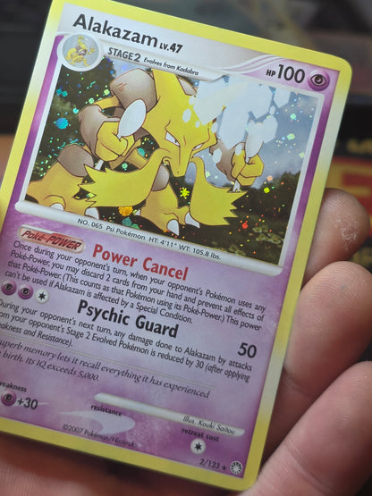 Alakazam 2/123 Mysterious Treasures Holo Pokémon