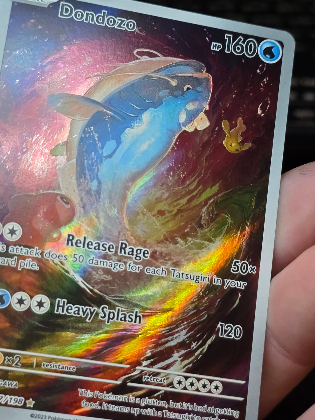 Dondozo Scarlet & Violet Base Set Illustration Rare 207/198