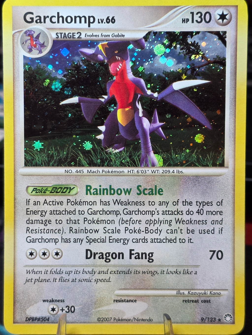 Garchomp 9/123 Mysterious Treasures Holo Rare Pokemon