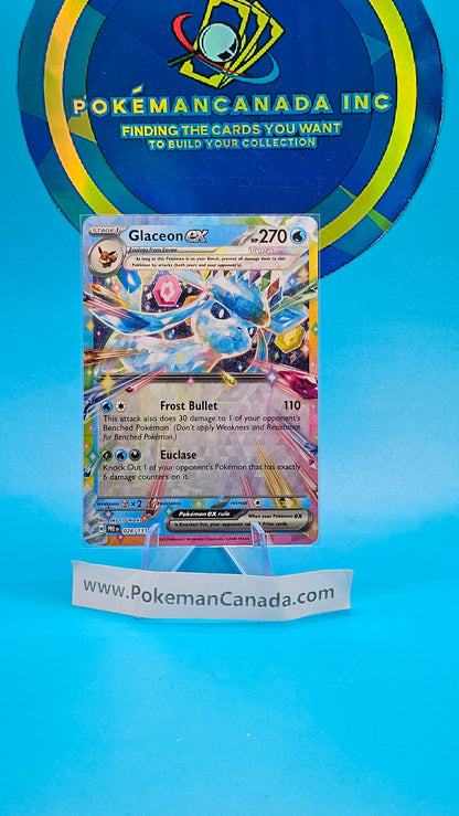 Glaceon ex - Double Rare - Prismatic Evolutions 026/131 - MINT - Pokemon