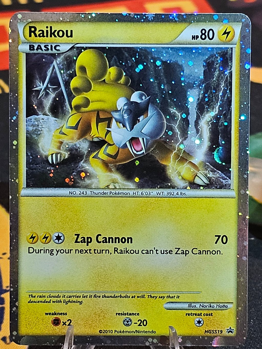 Raikou HGSS19 Promo HGSS Black Star Promos Pokemon