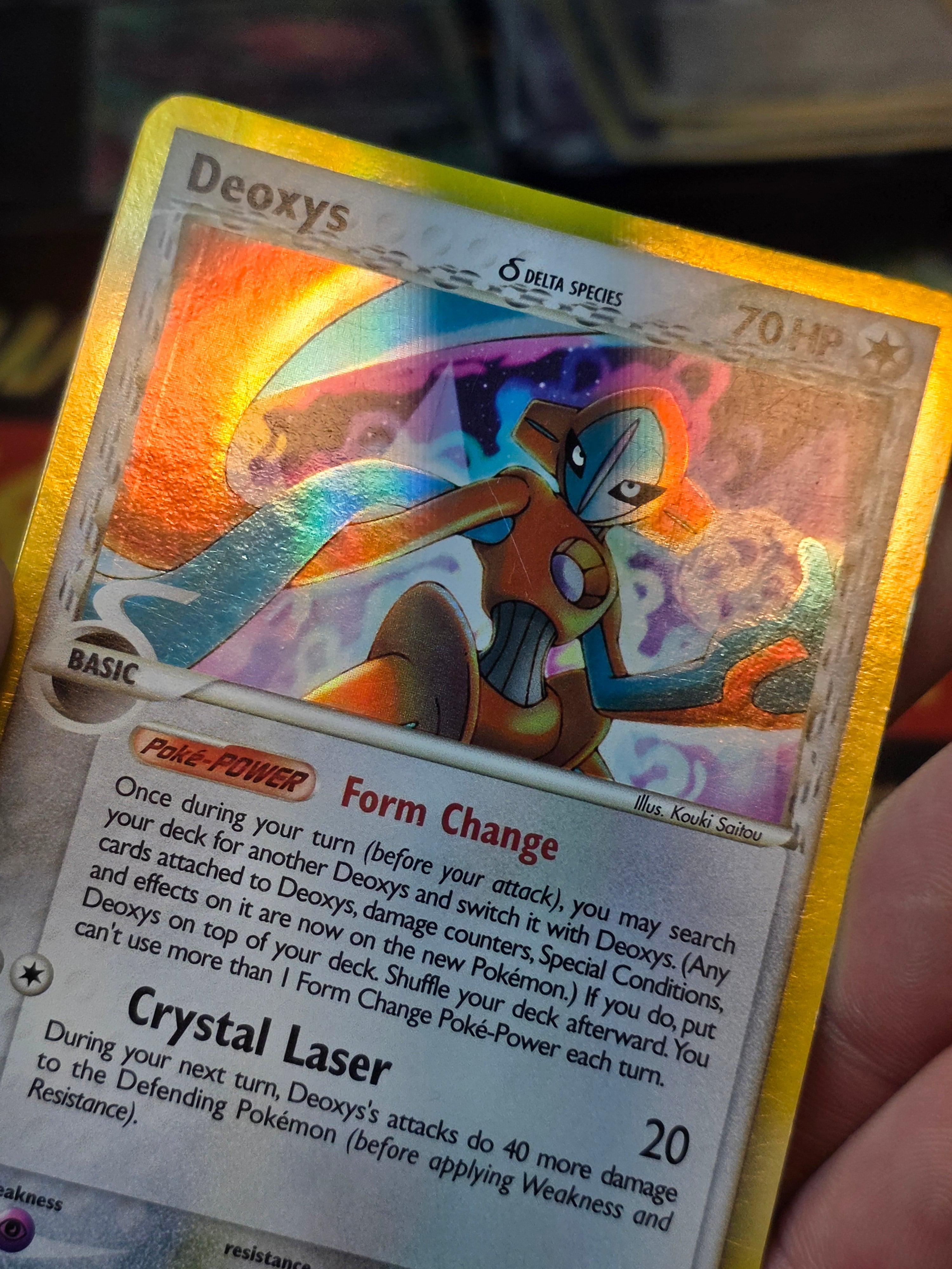 Deoxys Delta Species Holo Rare 5/110 EX Holon Phantoms