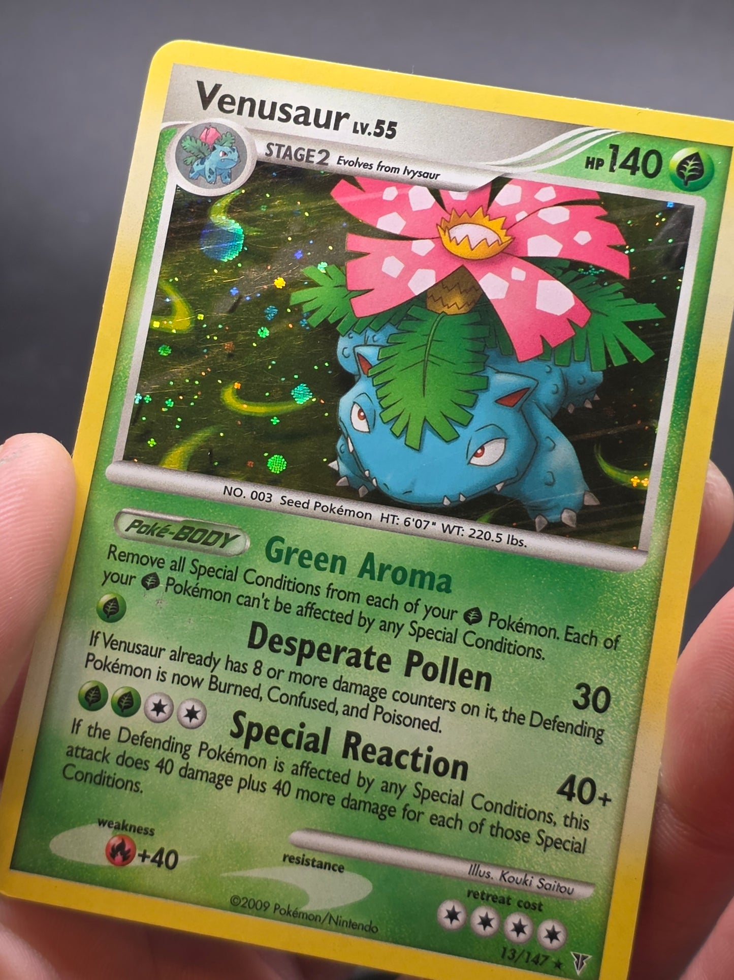 Venesaur 13/147 Supreme Victors Lp+ Condition Pokemon Card