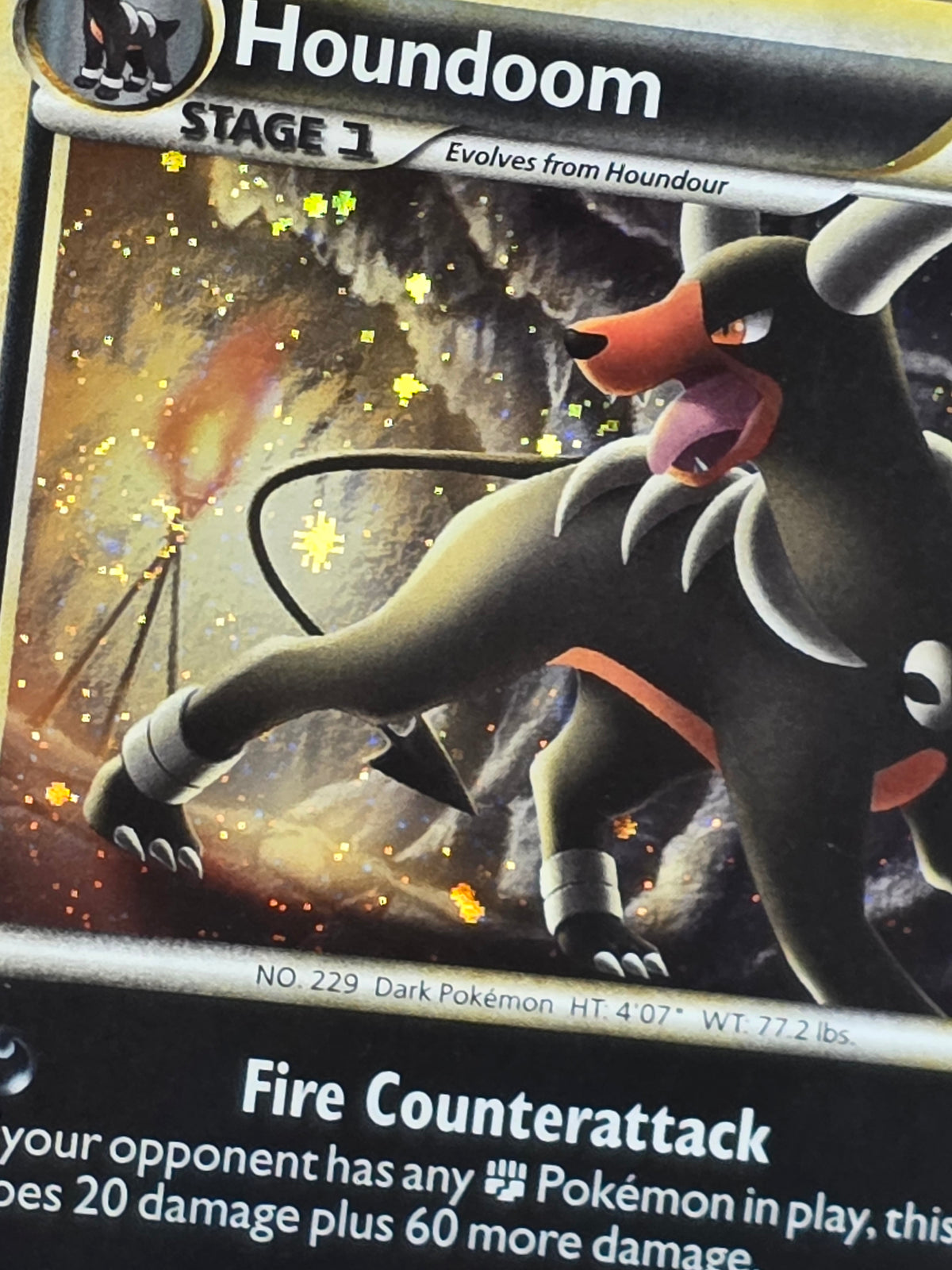 Houndoom 5/90 Holo Rare HGSS Undaunted Pokemon