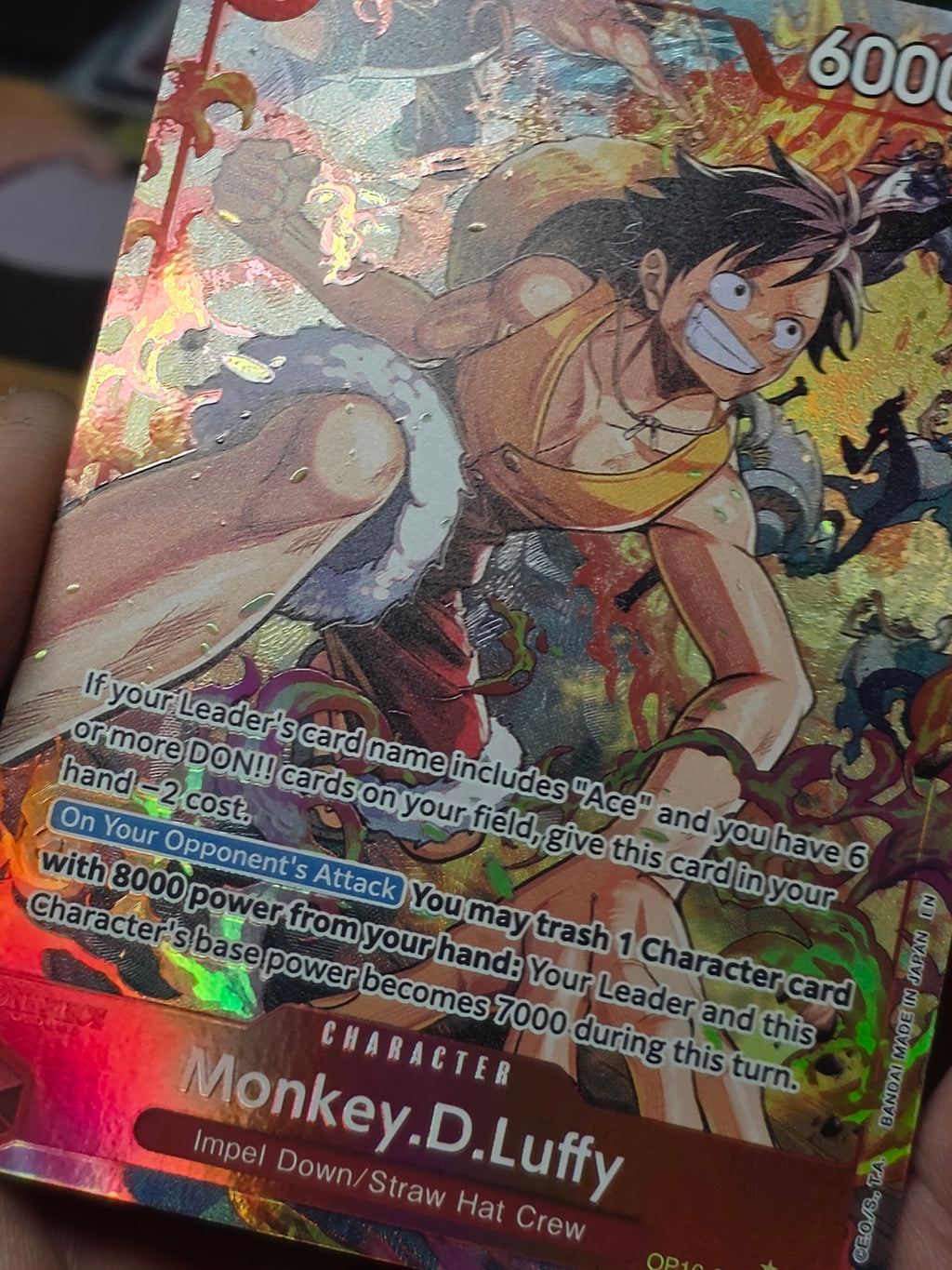 Monkey.D.Luffy (Alternate Art) OP16-015 The Time of Battle Foil