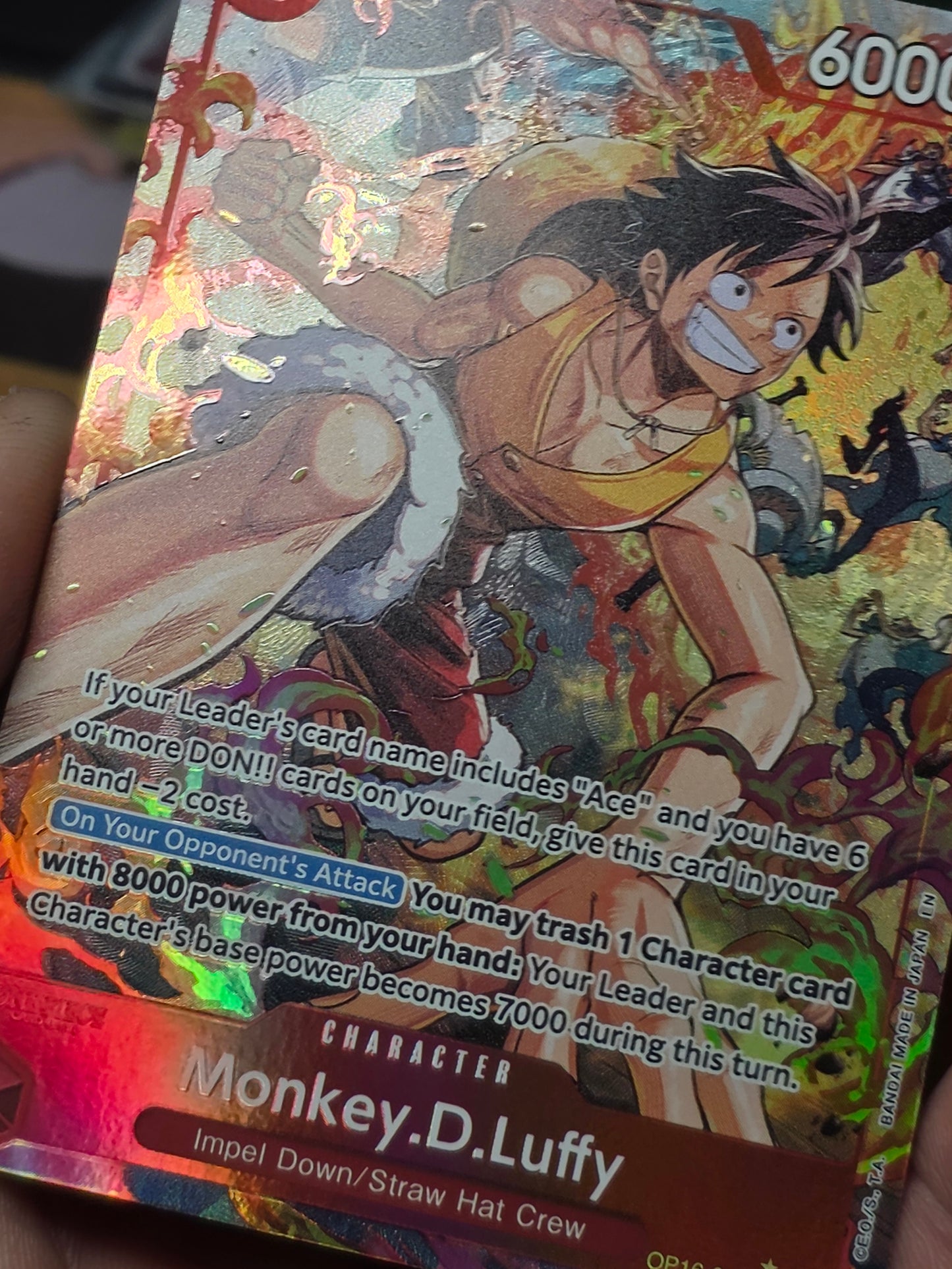 Monkey.D.Luffy (Alternate Art) OP16-015 The Time of Battle Foil