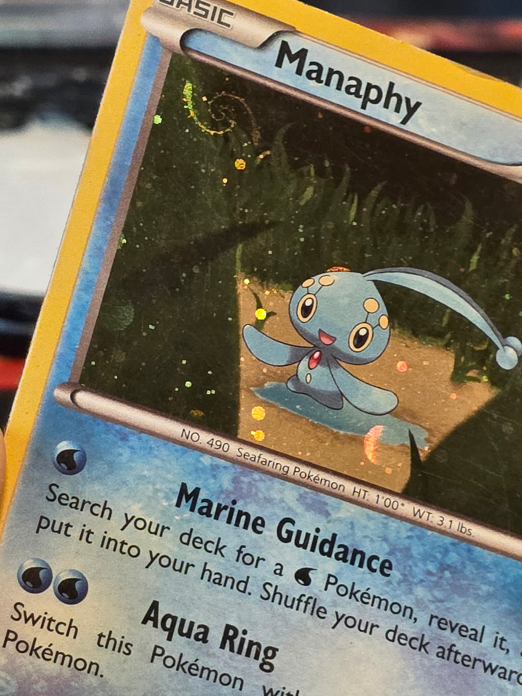 Manaphy XY190 XY Promos Holofoil Promo HD SWIRL
