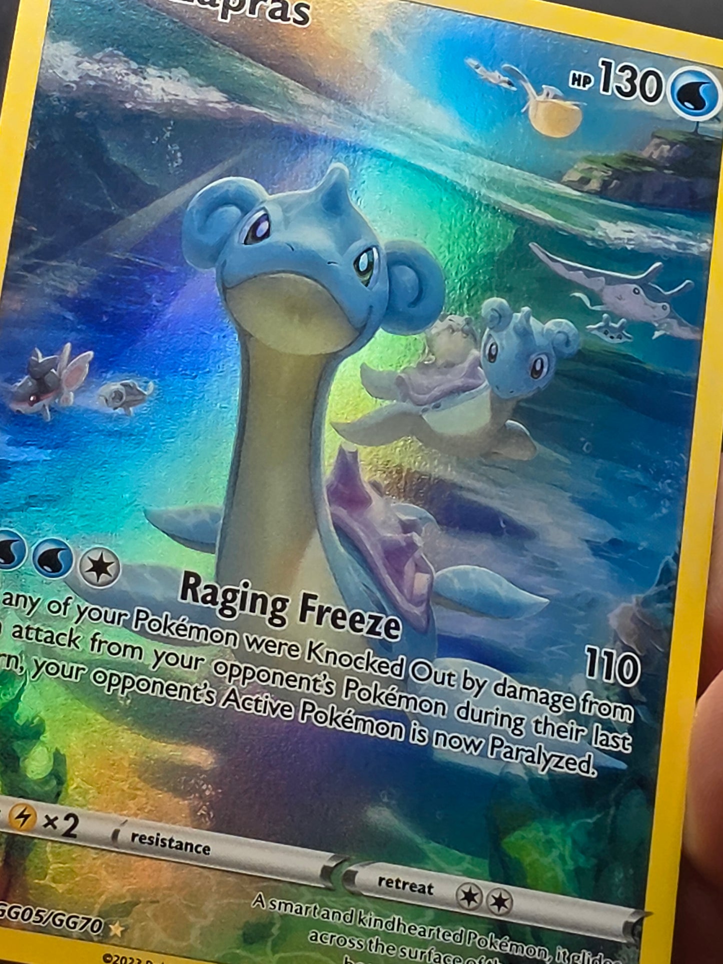 Lapras GG05/GG70 Pokemon Crown Zenith: Galarian Gallery Near Mint