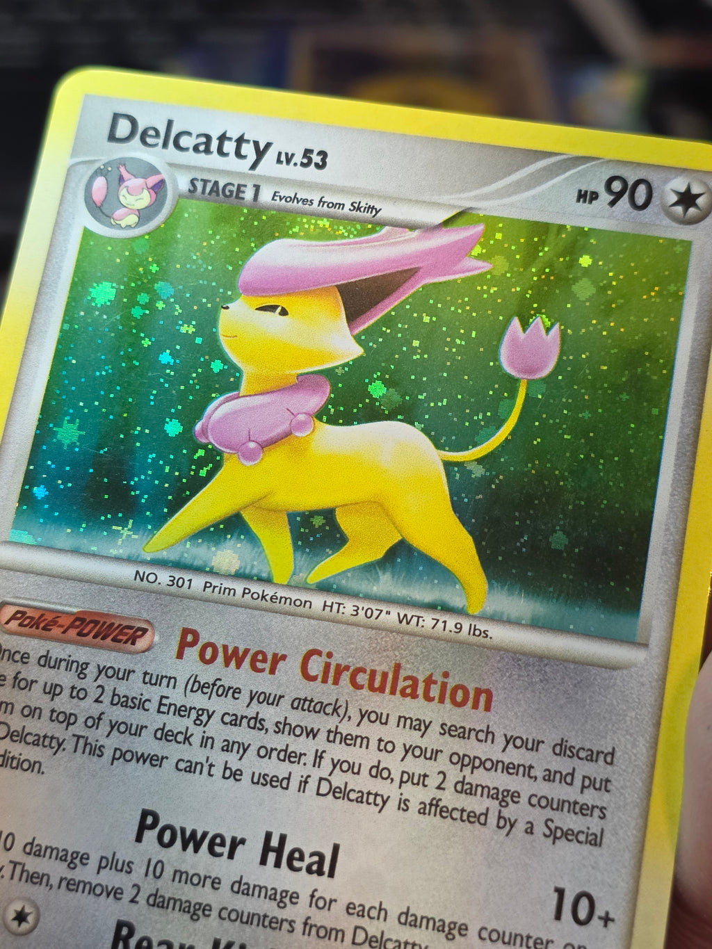 Delcatty 4/127 Platinum Holo Rare LP