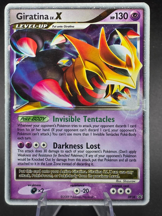 Giratina LV.X DP38 Diamond and Pearl Black Star Promo