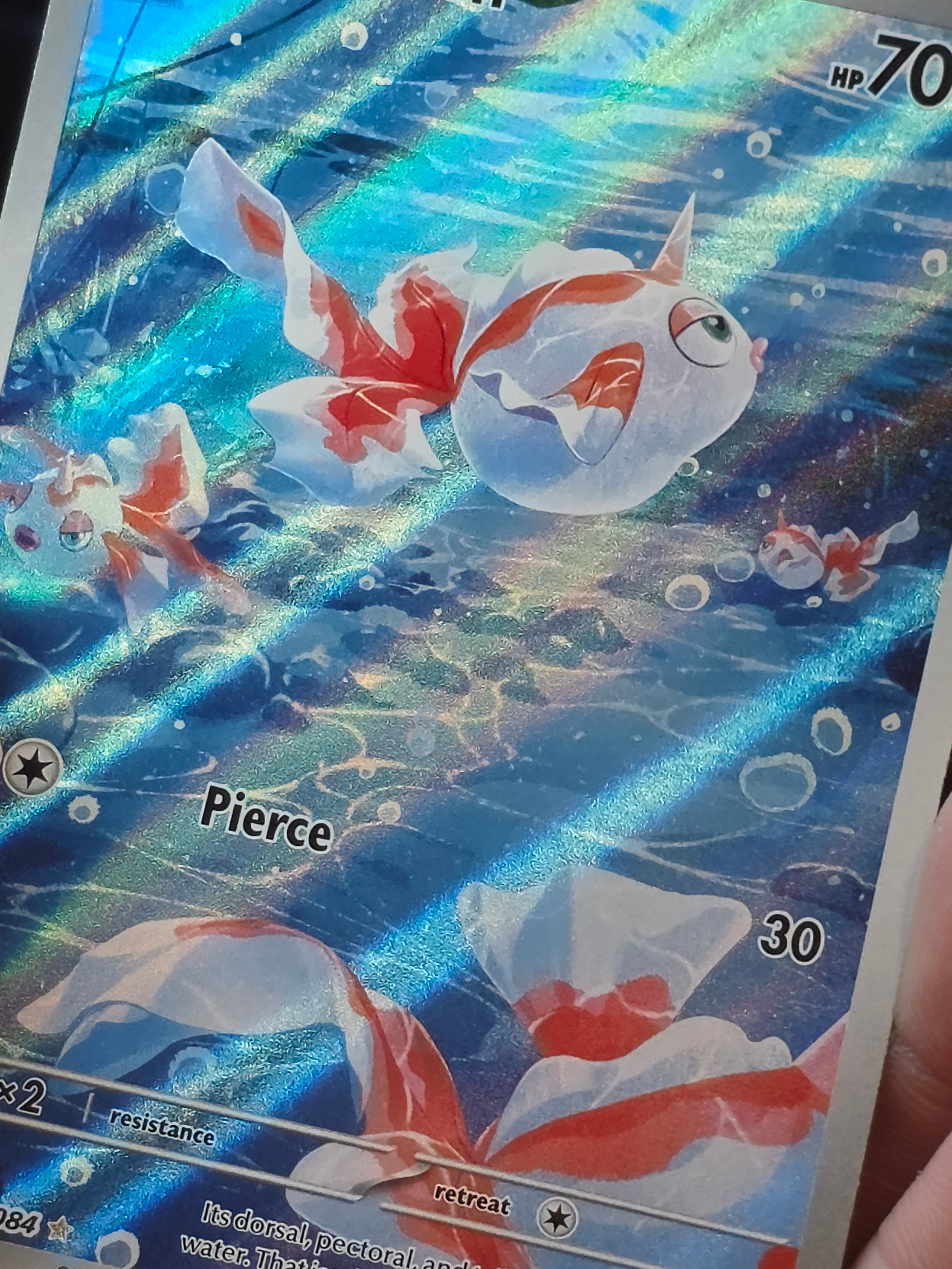 Goldeen - 087/084 -IR- Pitch Black - English Pokémon