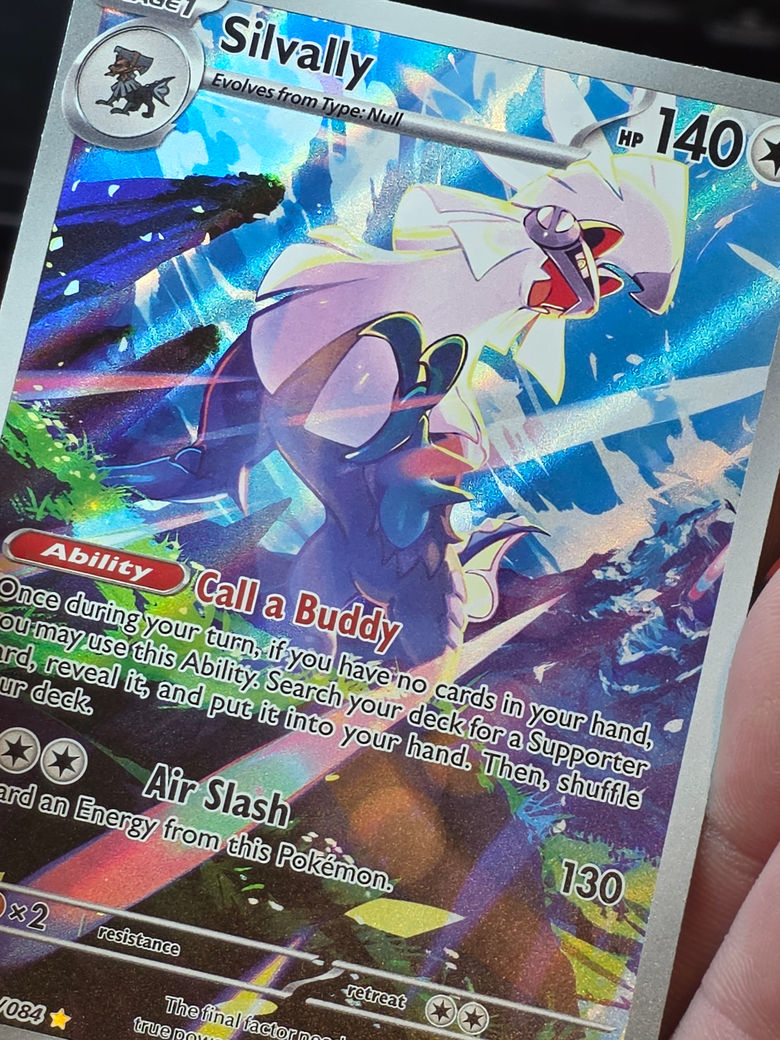 Silvally Illustration Rare ME05: Pitch Black 095/084 NM