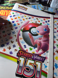 Pokemon 151 Complete Master Base Set 165/165 Holos + EXs + Reverse Holo + Binder